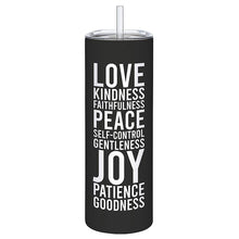 Load image into Gallery viewer, Skinny Tumbler - Fruit of the Spirit