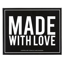 Load image into Gallery viewer, Coffee Art Stencil & Shaker Box