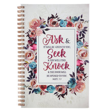 Load image into Gallery viewer, Ask, Seek, Knock Wirebound Notebook - Matthew 7:7