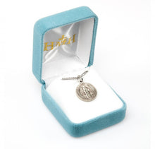 Load image into Gallery viewer, Saint Benedict Round Jubilee Sterling Silver Medal