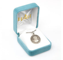 Load image into Gallery viewer, Saint Benedict Round Jubilee Sterling Silver Medal