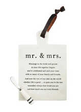 Load image into Gallery viewer, MR. & MRS. Marble Board Set