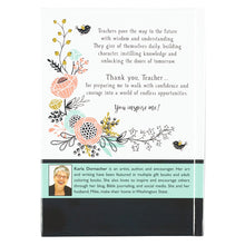 Load image into Gallery viewer, The Heart of a Teacher Gift Book