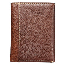 Load image into Gallery viewer, Names of Jesus Brown Trifold Genuine Leather Wallet