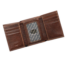 Load image into Gallery viewer, Names of Jesus Brown Trifold Genuine Leather Wallet