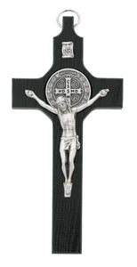 6 1/4" Black St. Benedict Crucifix