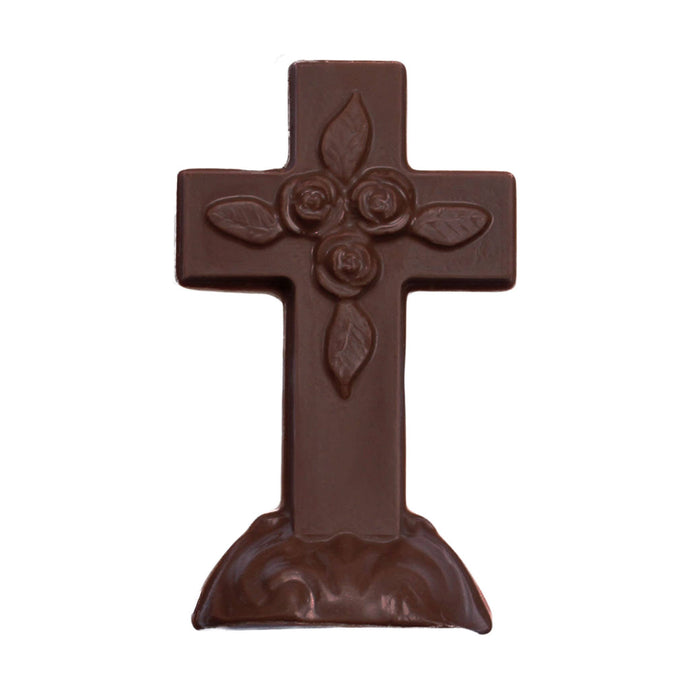 3-D Chocolate Cross: Dark