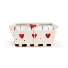 Load image into Gallery viewer, Dots & Hearts Mini Loaf Pan with Towel