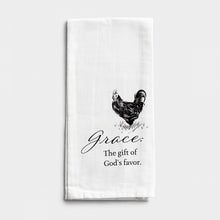 Load image into Gallery viewer, Grace - Farm Fresh Faith Tea Towel