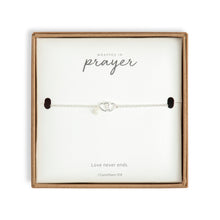 Load image into Gallery viewer, Dainty Bracelet - Silver/Gold Double Heart