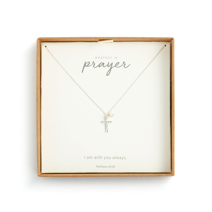Dainty Cross Necklace - Silver/Gold