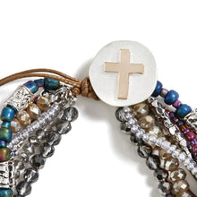 Load image into Gallery viewer, Your Journey Prayer Cross Bracelet