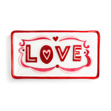 Load image into Gallery viewer, Love Framed Rectangle Platter