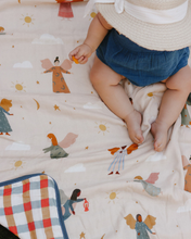 Load image into Gallery viewer, Guardian Angels Deluxe Muslin Baby Blanket Quilt