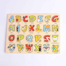 Load image into Gallery viewer, Puzzle Wood Bible Abc'S: Multicolored / Wood