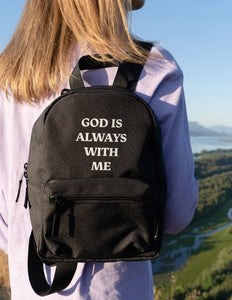 God Is Always With Me Mini Backpack