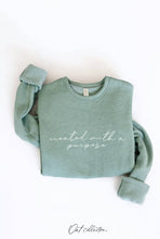 Load image into Gallery viewer, CREATED WITH A PURPOSE Graphic Sweatshirt: VINTAGE WHITE LONG SLEEVE / XL