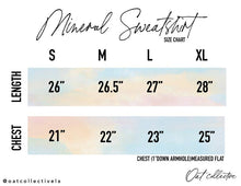 Load image into Gallery viewer, CREATED WITH A PURPOSE    Mineral Graphic Sweatshirt: WHITE DOVE / L