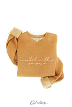 Load image into Gallery viewer, CREATED WITH A PURPOSE Graphic Sweatshirt: VINTAGE WHITE LONG SLEEVE / XL
