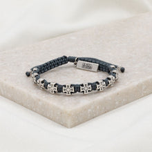 Load image into Gallery viewer, Faith Blessing Bracelet - Slate/Silver