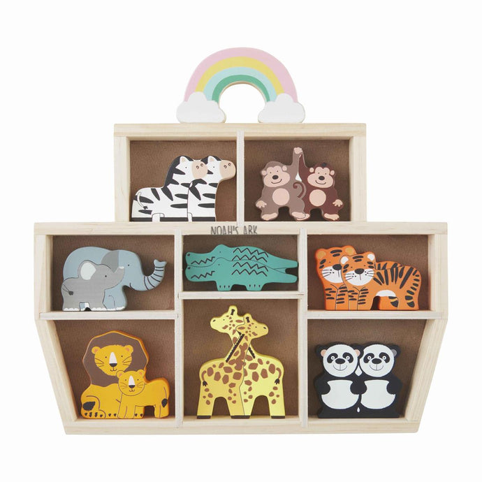 Noah's Ark Wooden Toy Set