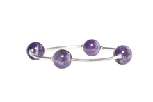 Load image into Gallery viewer, 12mm Amethyst Blessing Bracelet: S