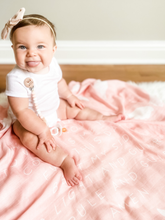 Load image into Gallery viewer, Guardian Angel Baby Swaddle (Pink)