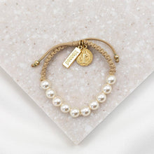Load image into Gallery viewer, She is Radiant Bracelet - Gold: Black