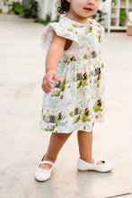 Load image into Gallery viewer, He Is Risen Short Sleeve Twirl Dress Bodysuit Cotton: 03-06M