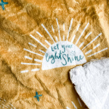 Load image into Gallery viewer, Scripture Let Your Light Shine Minky Blanket