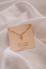 Load image into Gallery viewer, Deeply Loved Fully Known Charm Necklace I Christian Jewelry