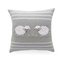 Load image into Gallery viewer, 10&quot; Hand Embroidered Lamb Pillow