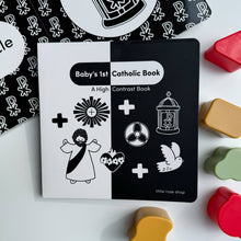 Load image into Gallery viewer, Baby&#39;s 1st Catholic Book: A High Contrast Board Book