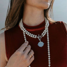 Load image into Gallery viewer, Benedictine Pearl Necklace