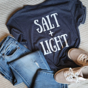 Salt and Light T-Shirt: M / Dusty Blue