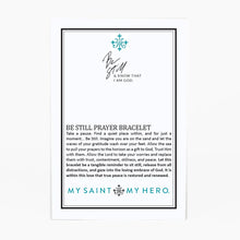 Load image into Gallery viewer, Be Still Prayer Bracelet - Amazonite: Silver