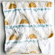 Load image into Gallery viewer, Scripture Blessing Minky Blanket