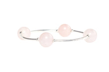 Load image into Gallery viewer, 12mm Rose Quartz Blessing Bracelet: S