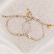 Load image into Gallery viewer, Together in Prayer Bracelet Set: Metallic Silver