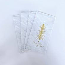 Load image into Gallery viewer, Scripture Cocktail Napkins - Botanical Gold Foil 20ct