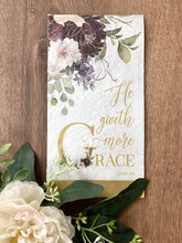 Load image into Gallery viewer, Golden Floral Paper Napkin | 16 ct Scripture Napkins