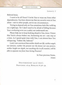 Jesus Listens: Daily Devotional Prayers of Peace, Joy & Hope