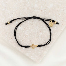 Load image into Gallery viewer, Filled by Faith Bracelet: Black Gold