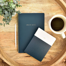 Load image into Gallery viewer, Church Notes Notebook - Navy