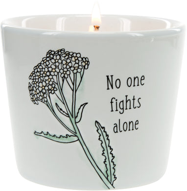 No One Fights Alone 100% Soy Wax Candle Scent: Tranquility