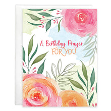 Load image into Gallery viewer, With Scripture Birthday Card - Corner Blooms