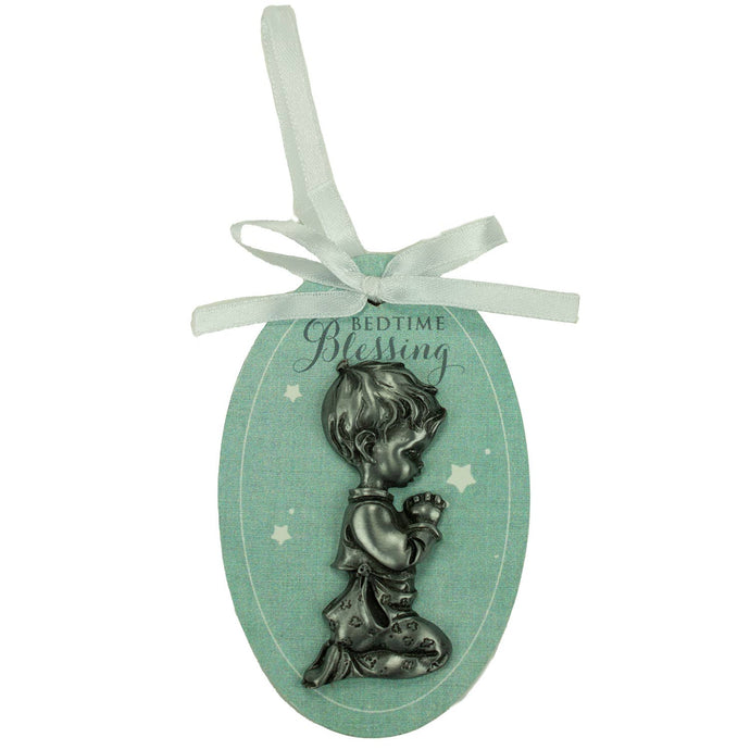 Praying Boy Crib Medal