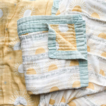 Load image into Gallery viewer, Luxury Double Sided Muslin Blanket: Faith Moves Mountains