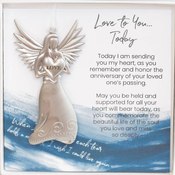 Anniversary Of Loss Gift: Sympathy Angel Ornament 4549