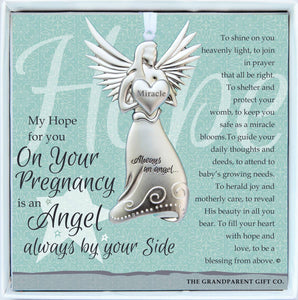 Pregnancy Gift Keepsake Guardian Angel Ornament
